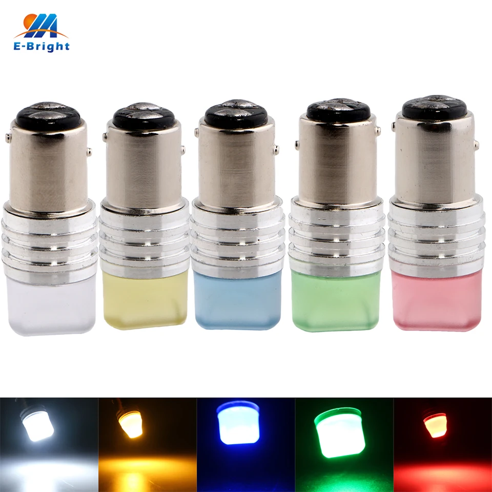 10/20ks S25 1157 1156 Bay15d P21/5W 2835 9 SMD sklenené autá LED LED 12V SIGNAL SIGLE BIELA ​​BELO BLUE RED GREEN AMBER 270 LUMENS