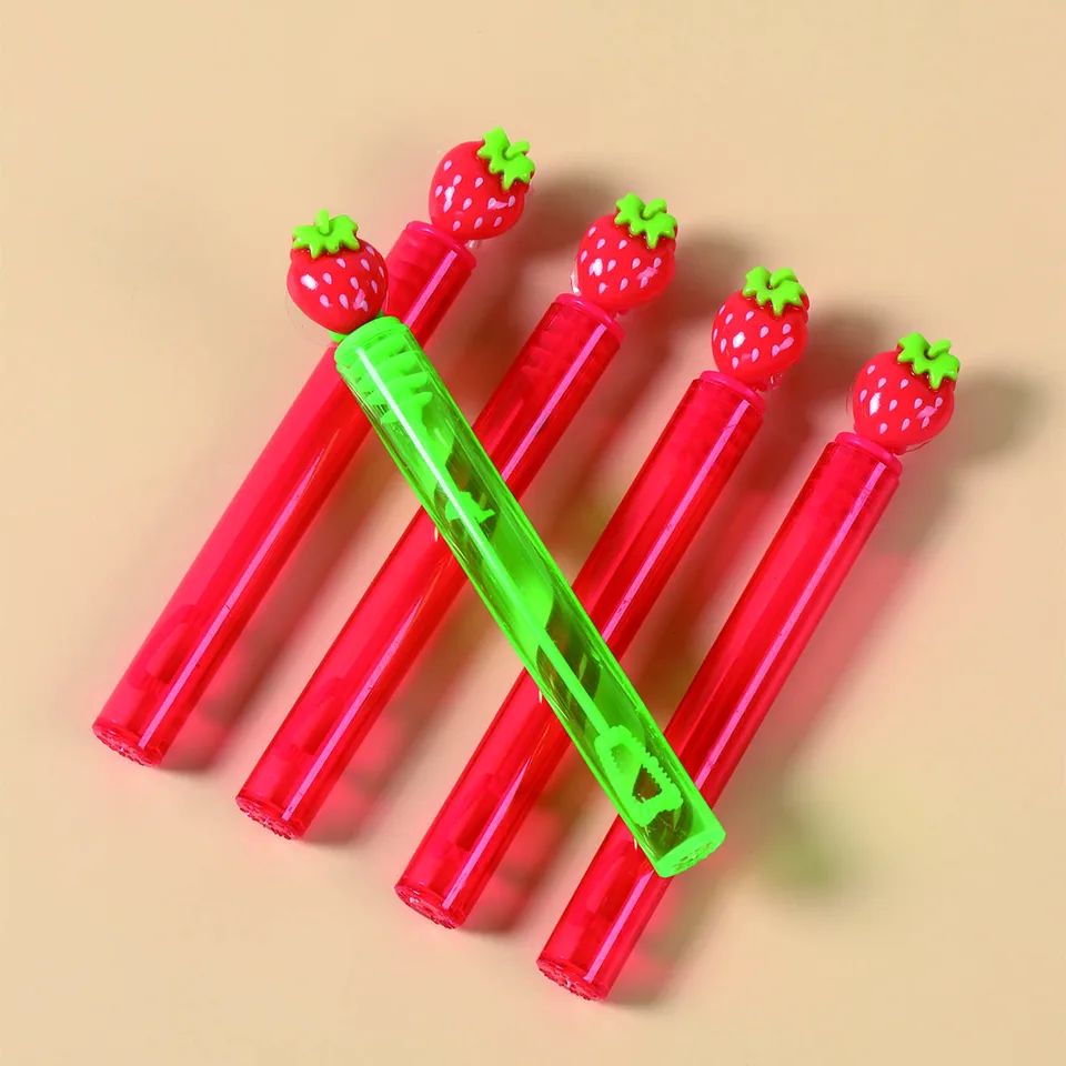 10/20ks Strawberry Bubble Tube Strawberry Téma narodeninová oslava dekorácie Kid