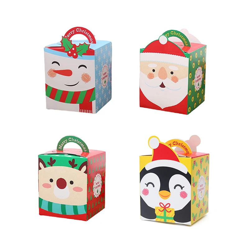 10/20ks vianočný adventný kalendár Papier Candy Box Vianoce dekorácie darčekové obaly Navidad Natal Noel Kids Nový rok Party Dodávky