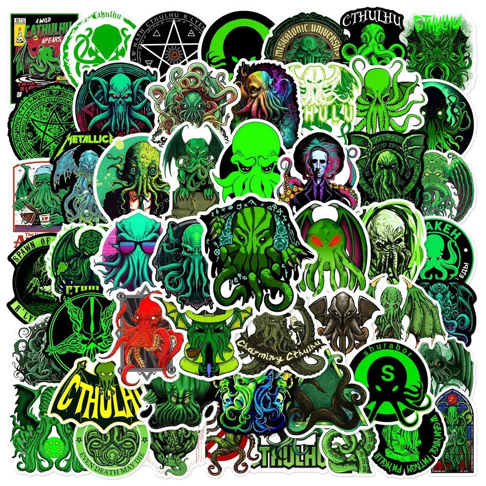 10/25/50ks Cthulhu Graffiti Stumpery for DIY Skateboard Motorcycle Helma prilba scrapbooking Telefón pre laptop gitarový kufr