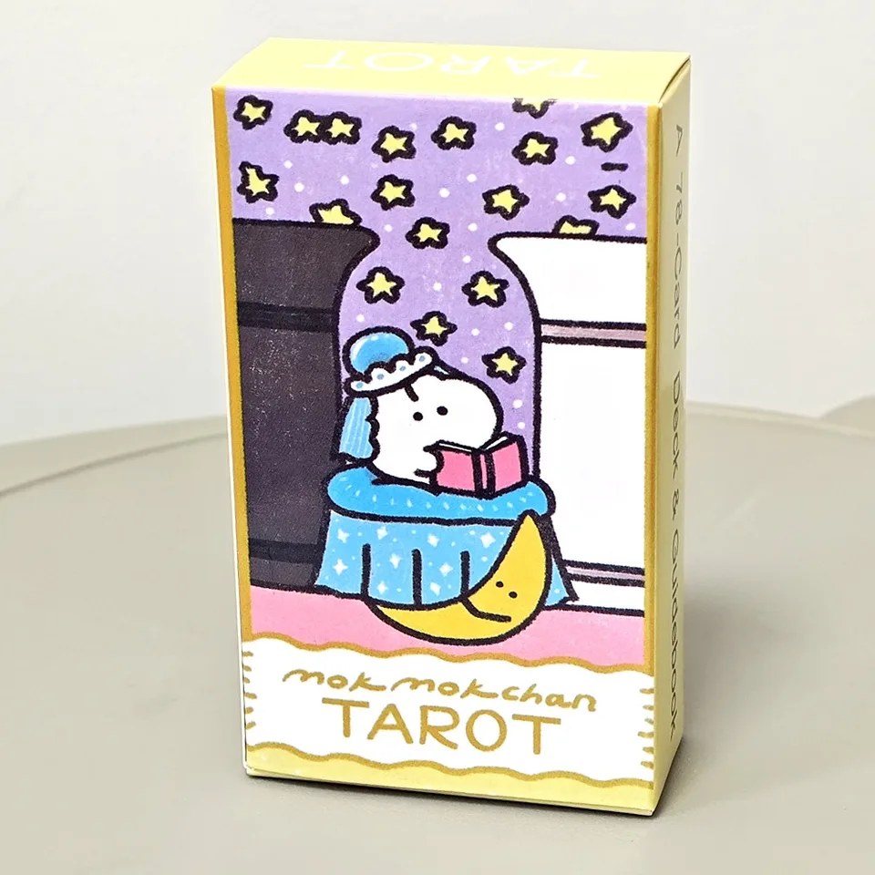 10.3*6cm Mokmok Chan Tarot 78 ks kawaii tarotové karty Upokojenie a nadýchaný dizajn vždy prinesie pohodlie do vášho srdca