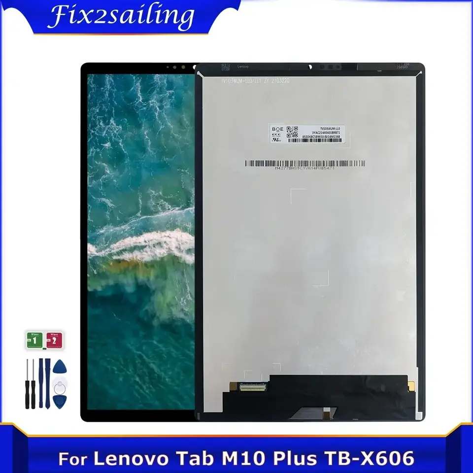 10.3 '' LCD displej pre lab M10 Plus TB-X606F TB-X606X TB-X606 X606 LCD Digitátor Digitalizátora dotykovej obrazovky Výmena diel