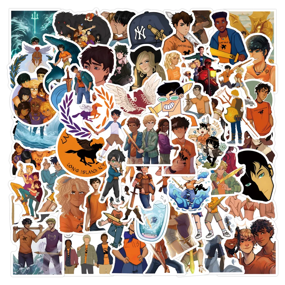 10/30/10/1120ks Percy Jackson Stickers TV Cartoon Sticker Funny Graffiti DIY batožina laptop pre laptop gitarové nálepky pre bicykle pre deti hračky