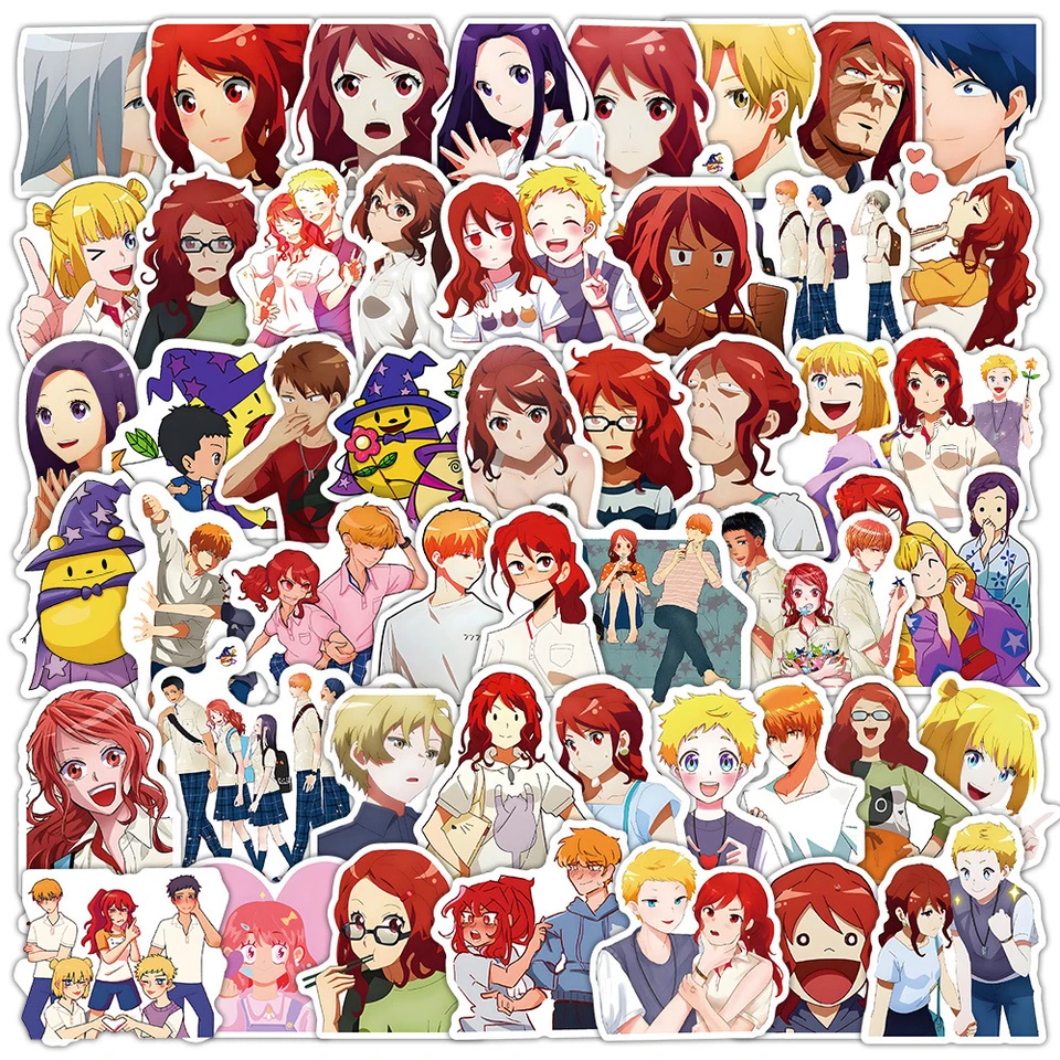 10/30/50ks anime romantické vrahové nálepky Cool karikatúry obtisky notebook notebook Telefón cartoe slepka na papierovanie detské hračky