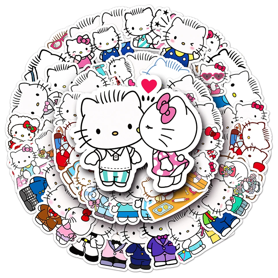 10/30/50ks roztomilý karikatúra Sanrio Vážený Daniel anime nálepky dekorácie fľaša na fľašu chladničku Telefónny telefónny nálepka detské hračky