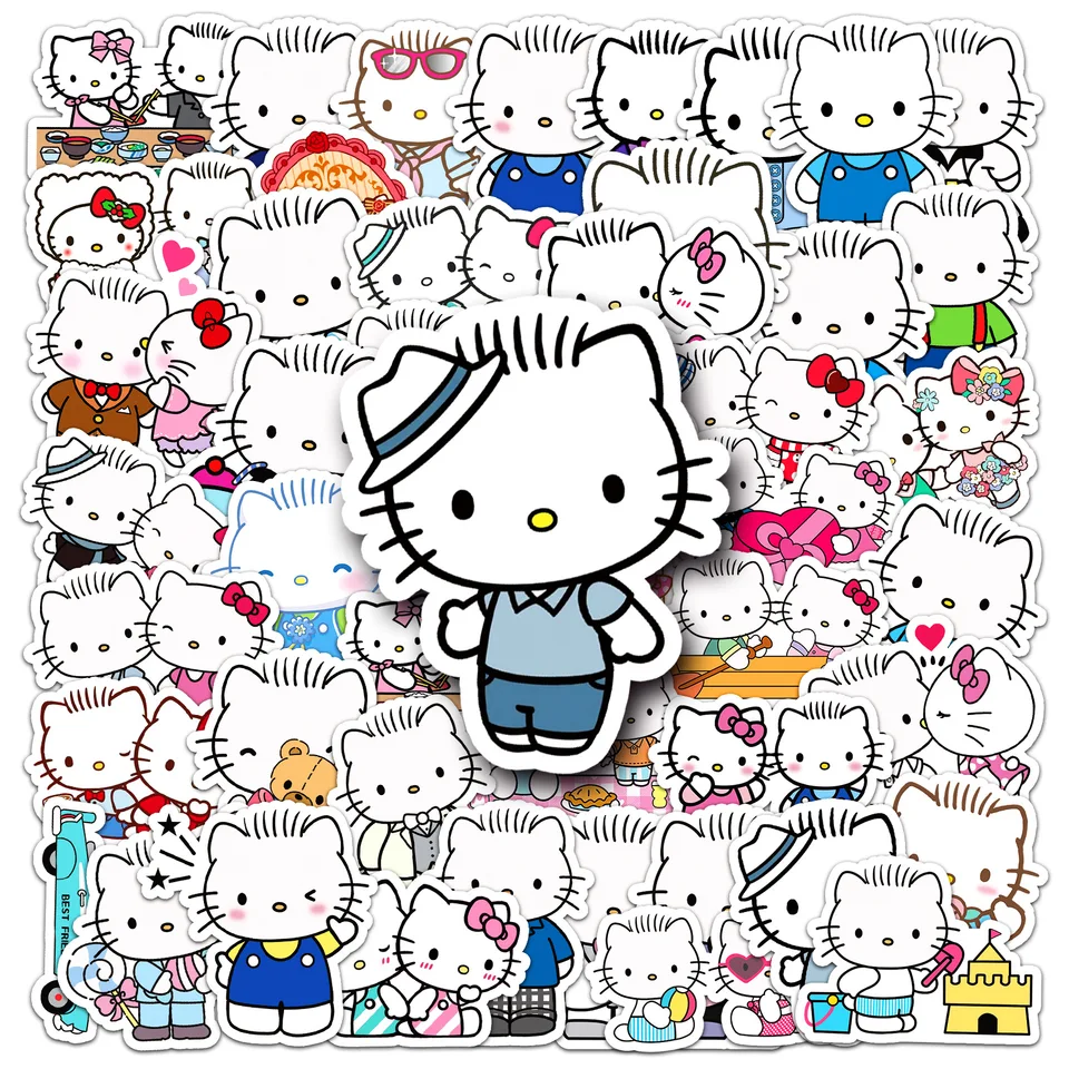 10/30/50ks Sanrio Hello Kitty Boy Kamarát drahý Daniel Sticker DIY Telefón NAPLATÍ LAPTOP BRYBOBLOBOR SKATEBOARD GRAFFITI Zábava pre darček