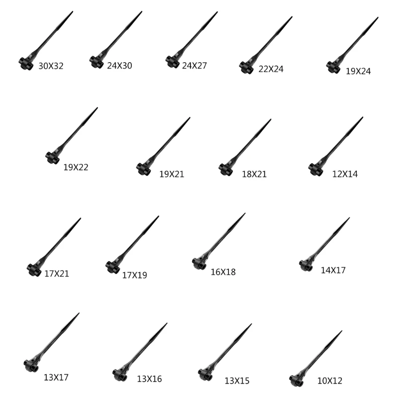 10-32 mm ratchetový kľúč špicatý objímka nastaviteľná objímka adaptér ručný náradie špicatý račňa Ratchet Dual-Používa Torx Wrench