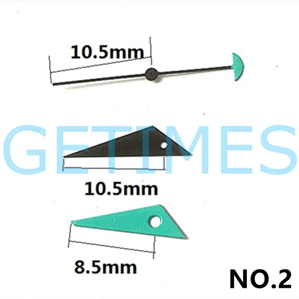 10,5 mm trojuholník Nepravidelné módne hodinky Ruky pre pohyb Miyota 2035 Quartz