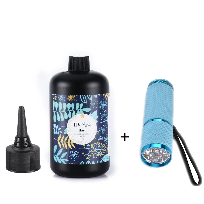 10-500G UV Epoxidová živice lepidlo na lepidlo UV SETLE DIY šperky, vďaka čomu je oblek na lepidlo na lepidlo na vysokú tvrdosť s vysokou priehľadnosťou