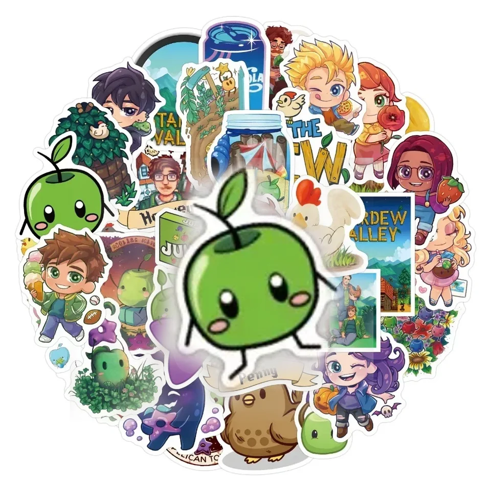 10/50ks Stardew-Valley Stickers Stardew Valley Chicken Graffiti Suckers for DIY batožina laptop Skateboard bicykel pre deti
