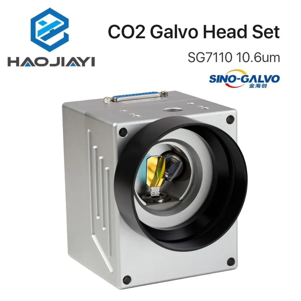 10,6um 10600nm CO2 laserové skenovanie Galvo Head SG7110 Vstupný aperture10mm galvanometerový skener s nastavením napájacieho zdroja