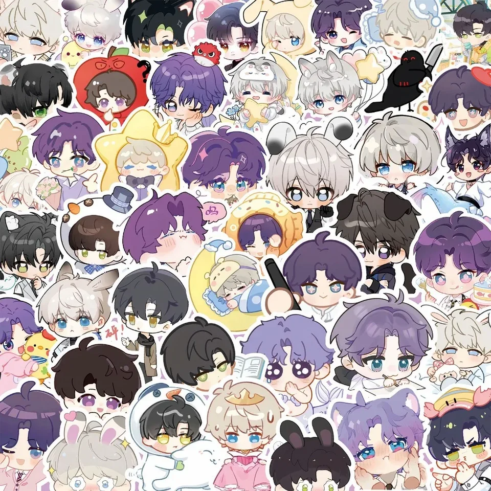10/80ks Game Love a Deepspace Graffiti Stickers Cartoon Figure Li Shen Qi Yu Shen Xinghui PVC Vodotesná nálepka pre deti