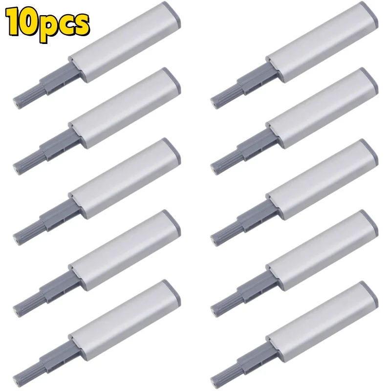 10 balení magnetické zámky Push na otvorenú skrinku Hardware Push Touch Latch kuchynské dvere