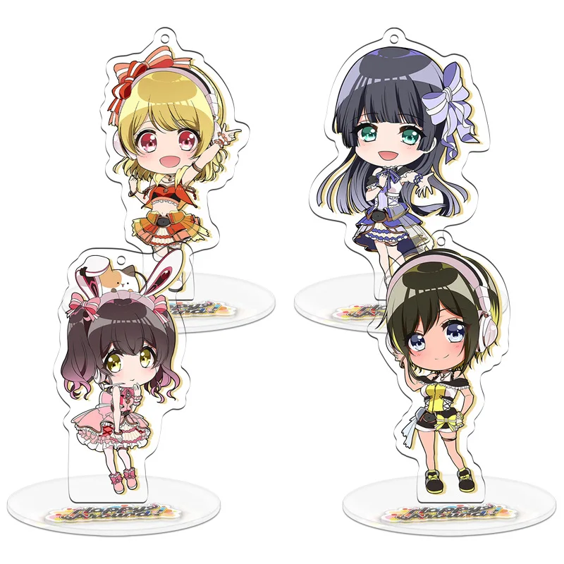 10 cm anime d4dj First Mix Acryl Stand figual Aimoto Rinku Akashi maho ohnaruto muni tgetsu rei stand Akčné figuríny darček