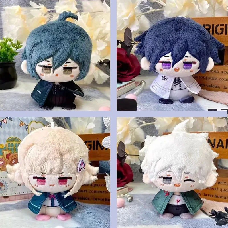 10 cm danganronpa v3 plyšový nagito komaeda nanami chiaki saihara shuichi plyšová hračka Soft Dolls Key Chains vianočný darček