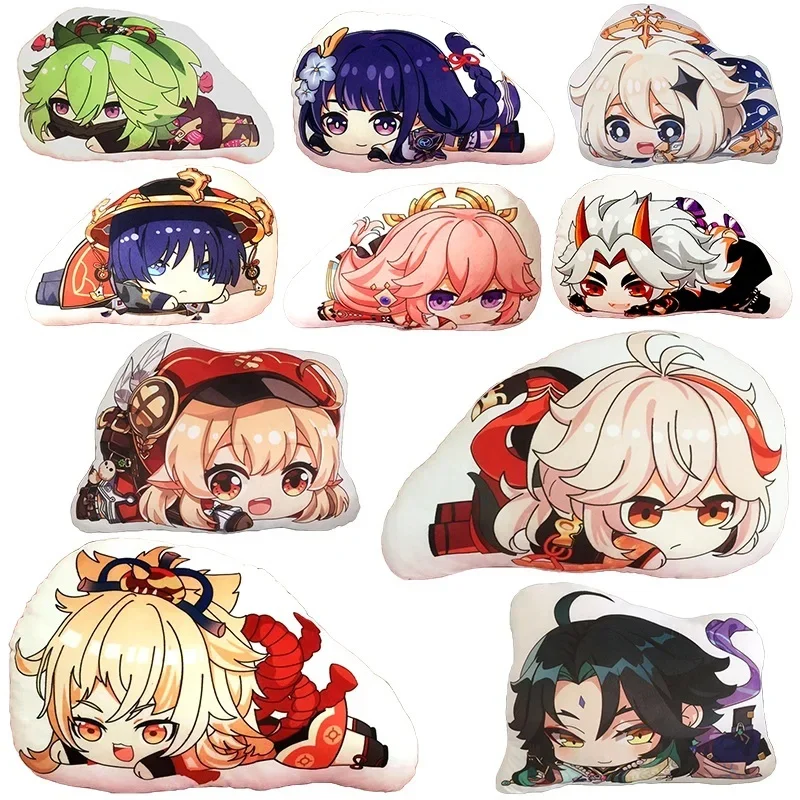 10 cm hra Genshin Impact Tartaglia xiao kaeya ​​yoimiya Doll Hrace s mäkké plyšové bábiky vianočné narodeniny Darček pre deti prívesok