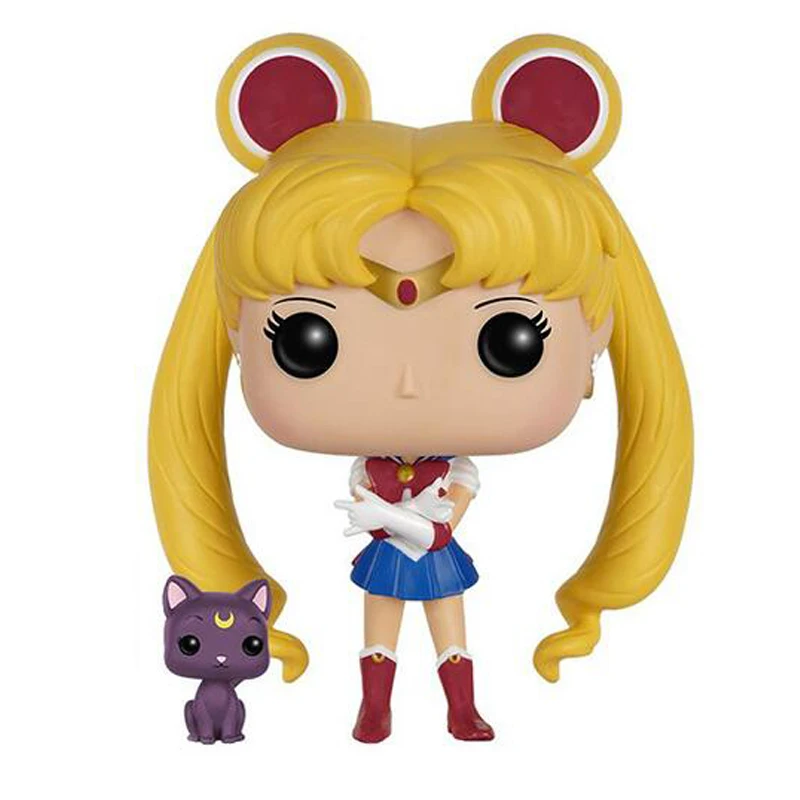 10 cm Sailor Moon a Luna Collection Vinyl Doll Figure Hračky