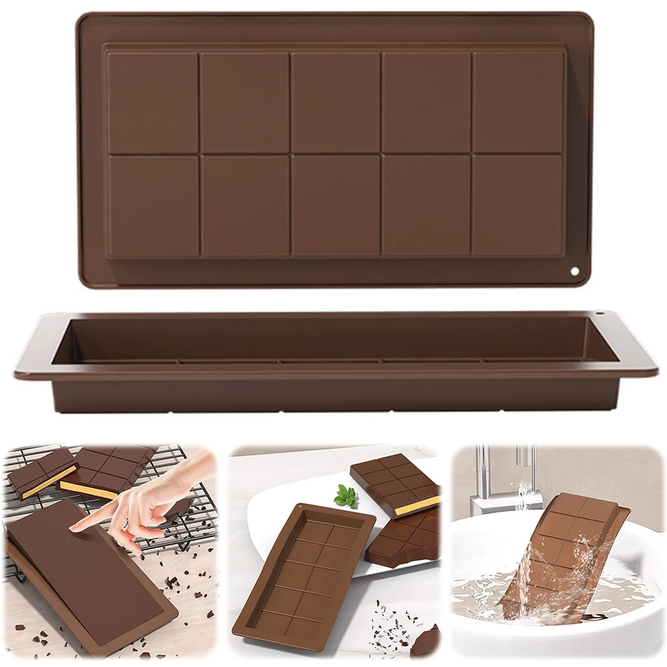 10 jamkových silikónových čokoládových cookie pleseň DIY
