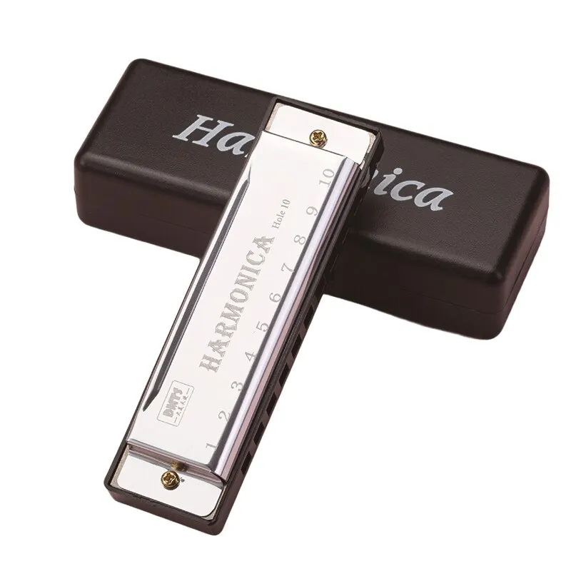10 jamky harmonika úst organov Puzzle hudobný nástroj pre začiatočník