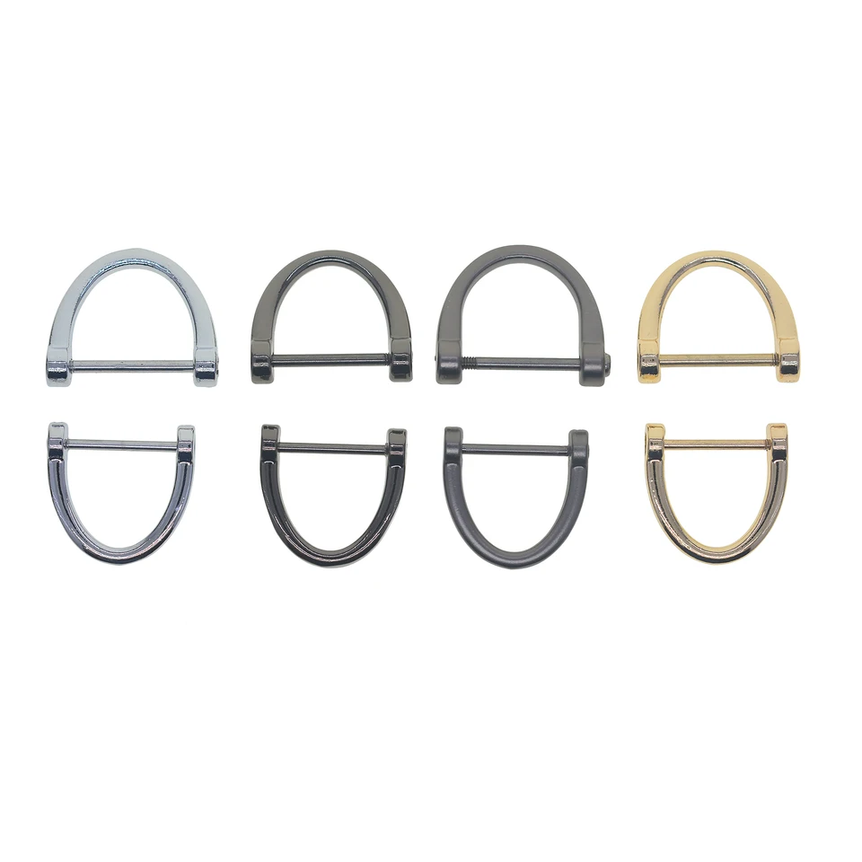 10 ks 17 mm 19 mm veľkosti sortetovej veľkosti zliatiny skrutkovača doja D That Shack Shackle Connector Conektor Luxury Keychain Car Links FOB EDC DIY