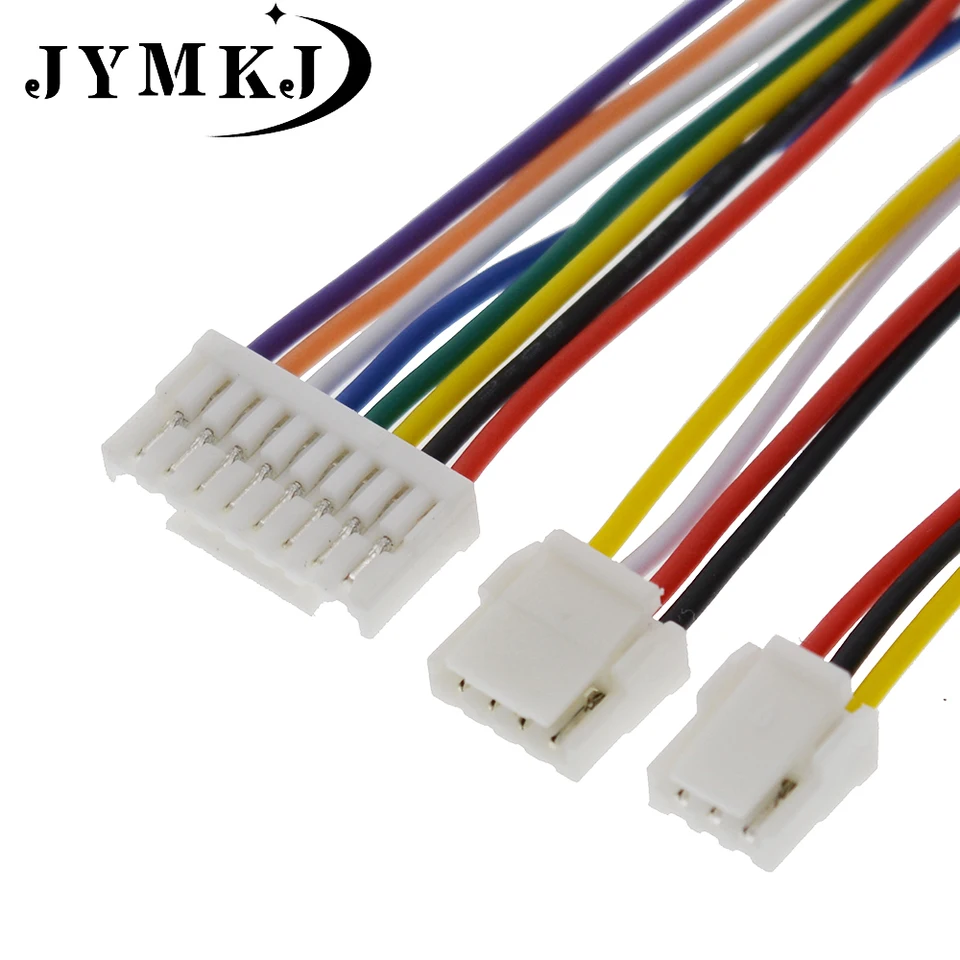 10 ks 2p/3p/4p/5p/6 pin JST GH séria 1,25 konektor s drôtom 100 mm/150 mm 1007 28 AWG GH1.25 1,25 mm