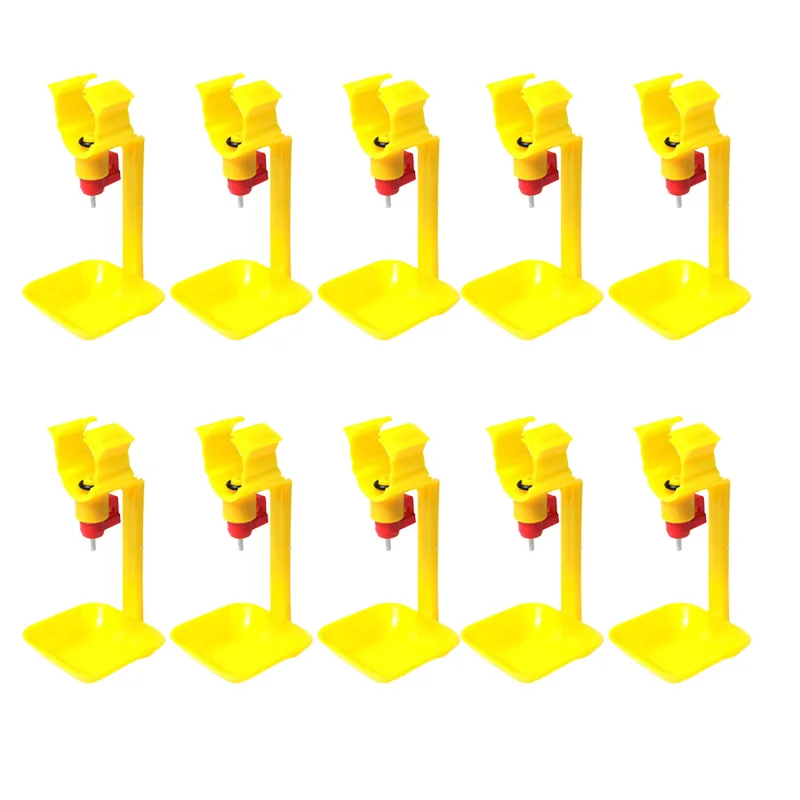 10 ks Automatická hydina Kuracie voda Voda Dinking Cups 25 mm potrubie Pitie Fontána Závesný pohár Ball misky poľnohospodárske vybavenie