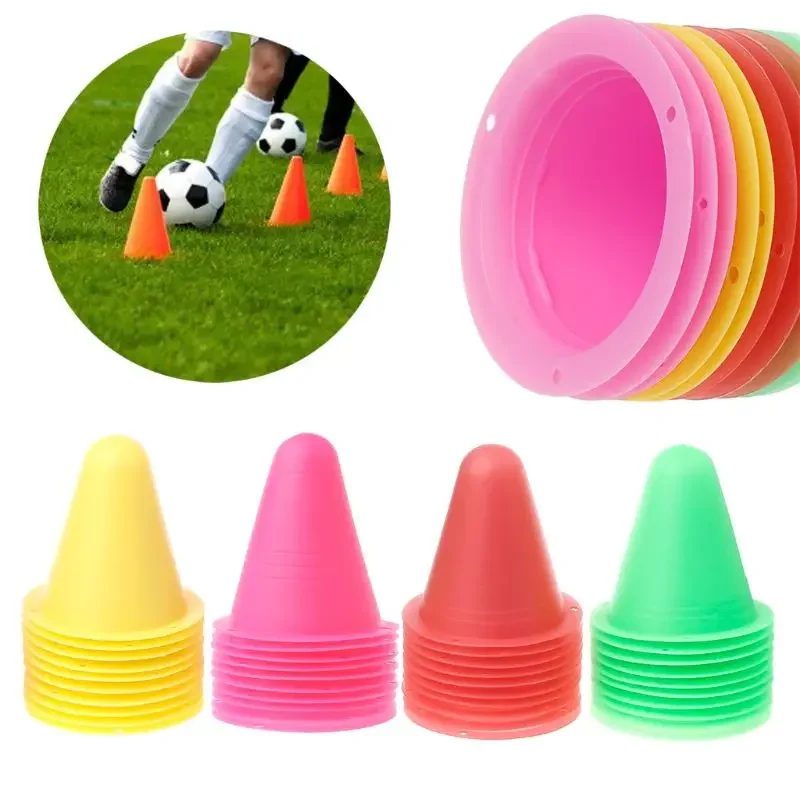 10 ks korčuľový značkovač kužeľov valcové futbalové značkové šálky Značka kužeľov kužeľ slalom slou