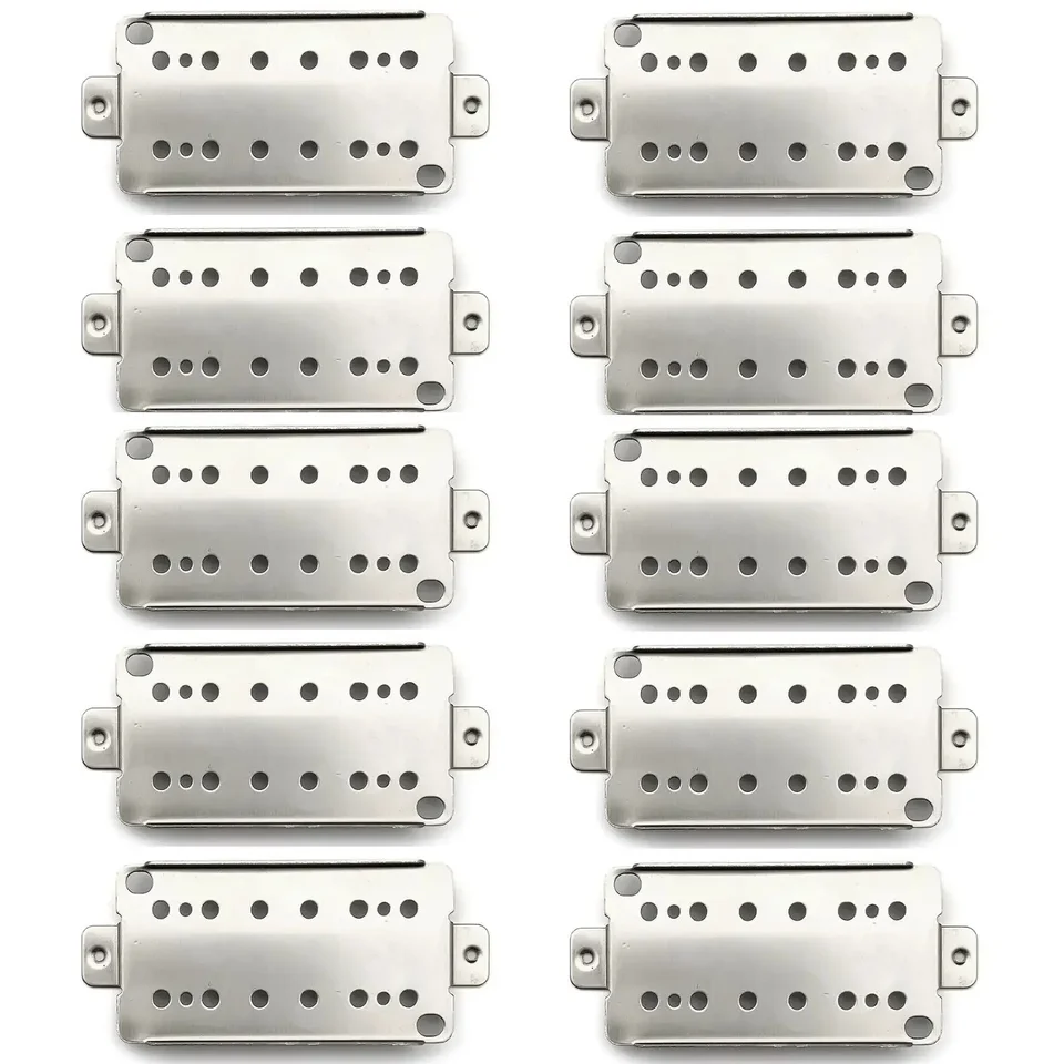 10 ks Mosadz Humbucker 50 mm/52 mm gitara snímací most most Base Panlow Guitar Pickup Rám s rozstupom 50/52 mm Strnig