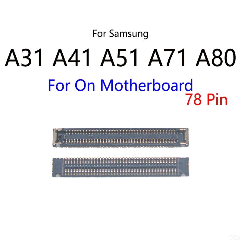 10 ks / veľa pre Samsung Galaxy A31 A315F A41 A51 A515F A71 A80 LCD Displej obrazovky FPC Conectora