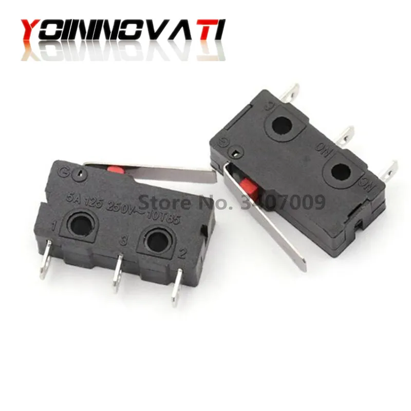 10 ks/šarža KW11 Limit Switch, 3 PIN N/ON/C Vysoko kvalitné všetky nové 5A 250VAC KW11-3Z MICRO SWITD TAKTORY