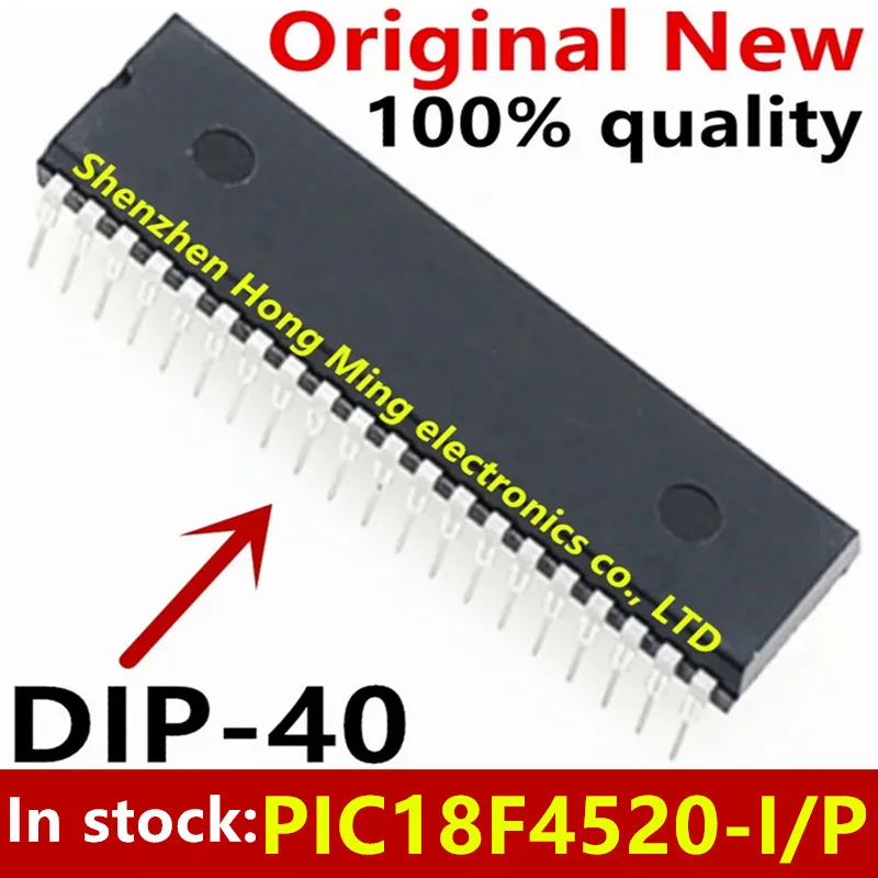 (10 kus) 100% nový PIC18F4520-I/P PIC18F4520 PIC18F4520I/P DIP40