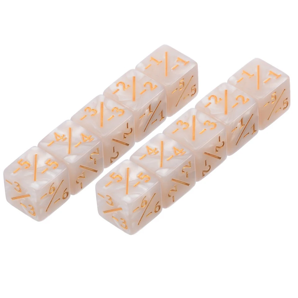 10 kusov D6 kocky na zhromažďovanie hier počítadlá token kocky štatistiky kocky Kompatibilné s CCG/Card pre dospelých pre stolovú hru