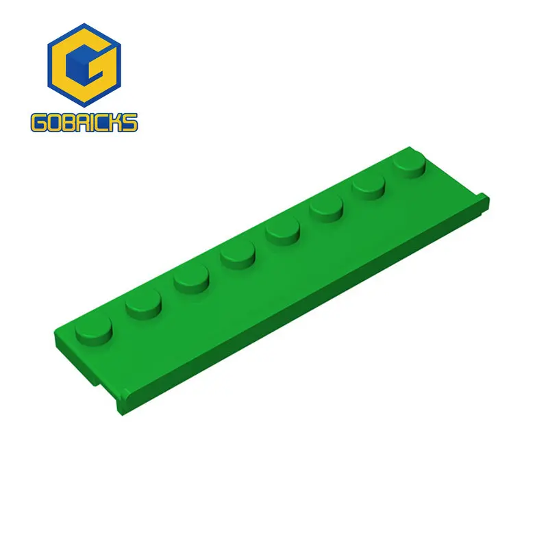 10 kusov Gobricks GDS-747 kompatibilný s LEGO 30586 Zostavuje častice Plate upravené 2x8 s stavebnými blokmi zástavby dverí