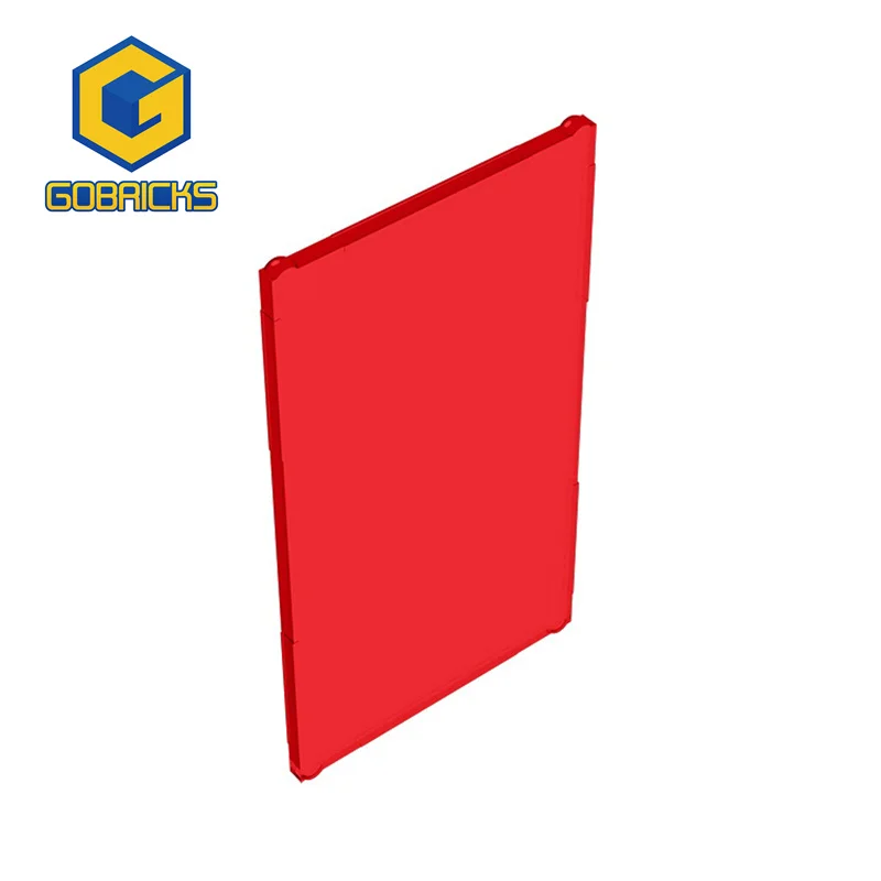 10 kusov Gobricks GDS-877 Kompatibilný s Lego 60803 57895 stavebné bloky technické časti 1x4x6 okenné sklo kompatibilné s
