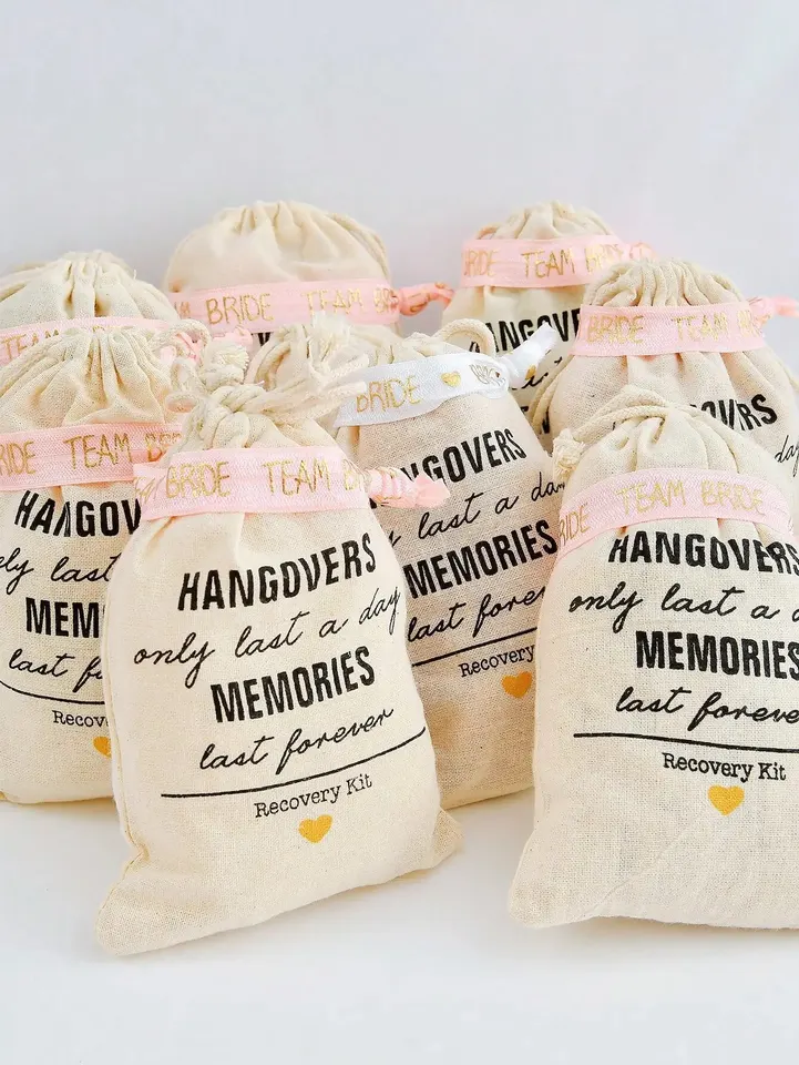 10 kusov, kocovina Set Linen Bag Party Activity Darčeková taška na šperky, svadobnú darčekovú tašku, svadobnú dekoráciu tašku