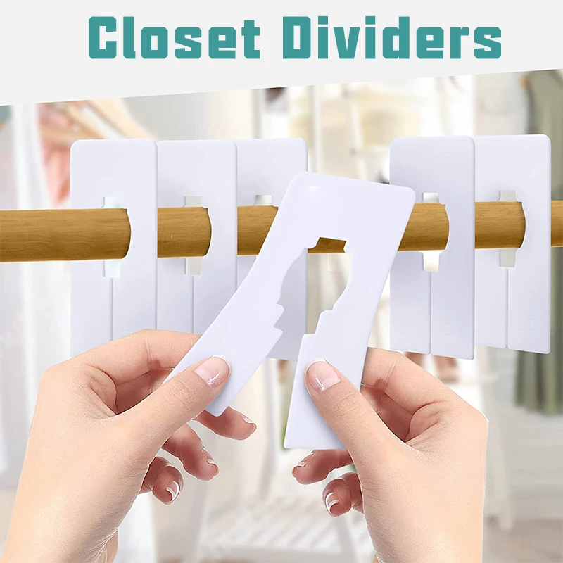 10 kusov obdĺžnikový skrine deliaci organizátori oblečenia Oblečenie stojanov Rack pre dom