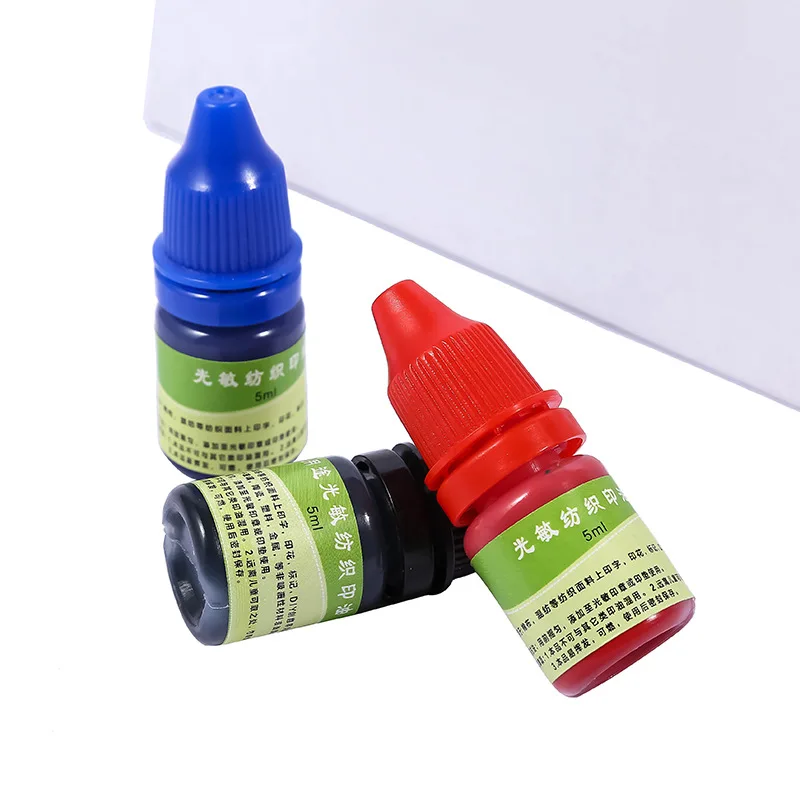 10 ml DIY tkanina Textilná pečiatka TEAL TLAČ TLAČ