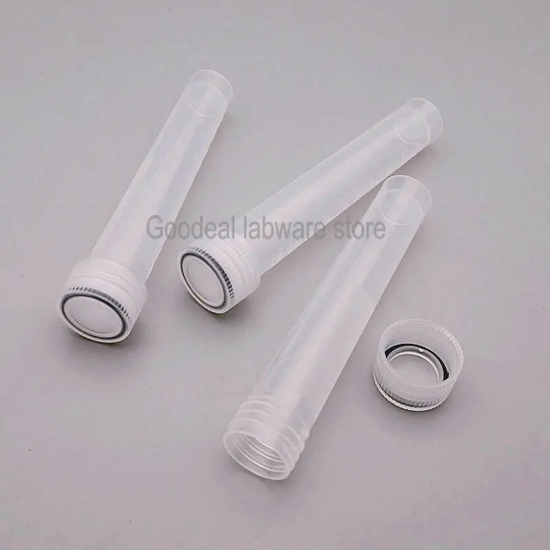 10 ml laboratórne odstupňované plastové kryovské testovacie trubice 50ks pp plastové skladovacie fľaše School Supplies Príslušenstvo