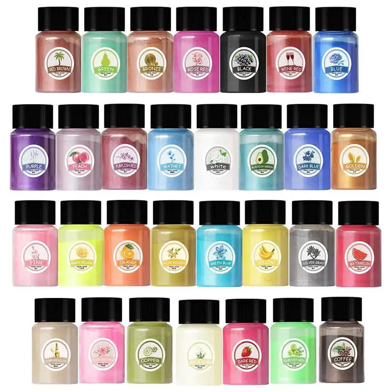 10 ml perla prášok epoxidová živica pigment výplň farbiva farbiva DIY for for formy šperky remeslá Sviečka výroba perleťového pigmentu farbivo