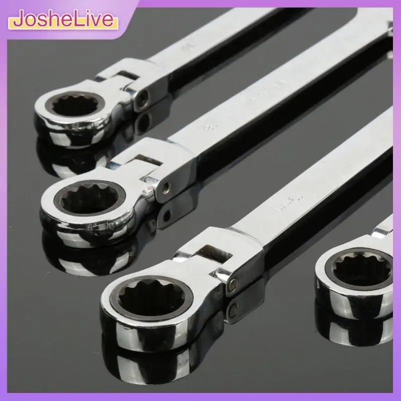 10 mm Ratchet kľúč spanner Flexibilná hlava Trutká lesk