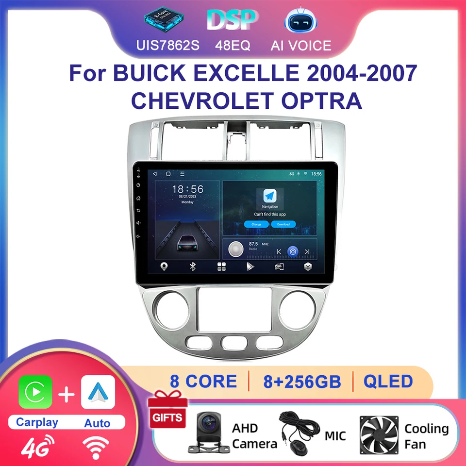 10 palcov pre roky 2004-2007 Buick Excelle Chevrolet Optra Chevrolet Optra CarPlay Touch Screen GPS navigačný zvukový automobil Stereo Player