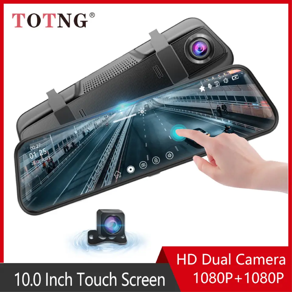 10 -palcový zrkadlový fotoaparát pre dotykové obrazovky Video zapisovač Video Recorder