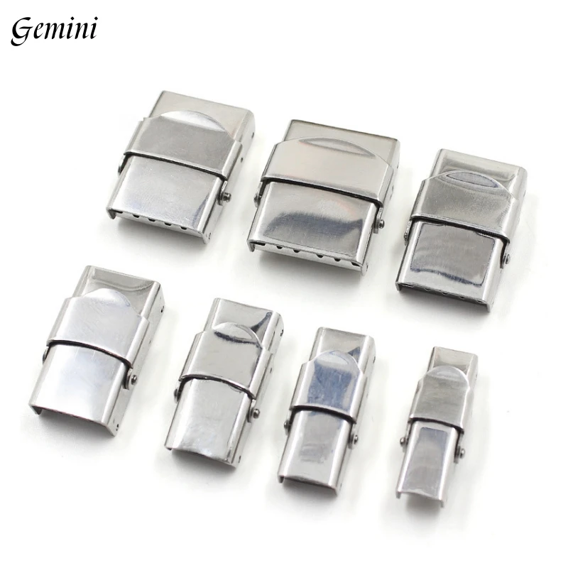 10 pcstain bez oceľového magnetického sponky hodinky s veľkou veľkosťou pre chioce kožený náramok magnet magnetu pracku DIY šperky výroby sponky