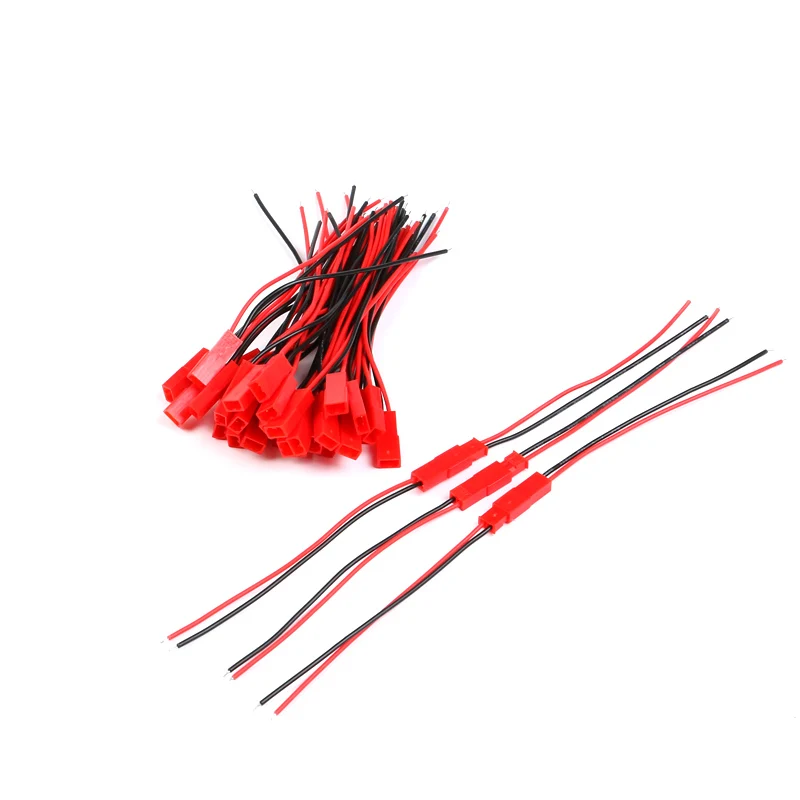 10 párov mužský ženský konektor JST zástrčkový kábel 2 PIN pre RC BEC Adapter Adapter vrtuľník DIY FPV DRON DRONE QUADCOPTER