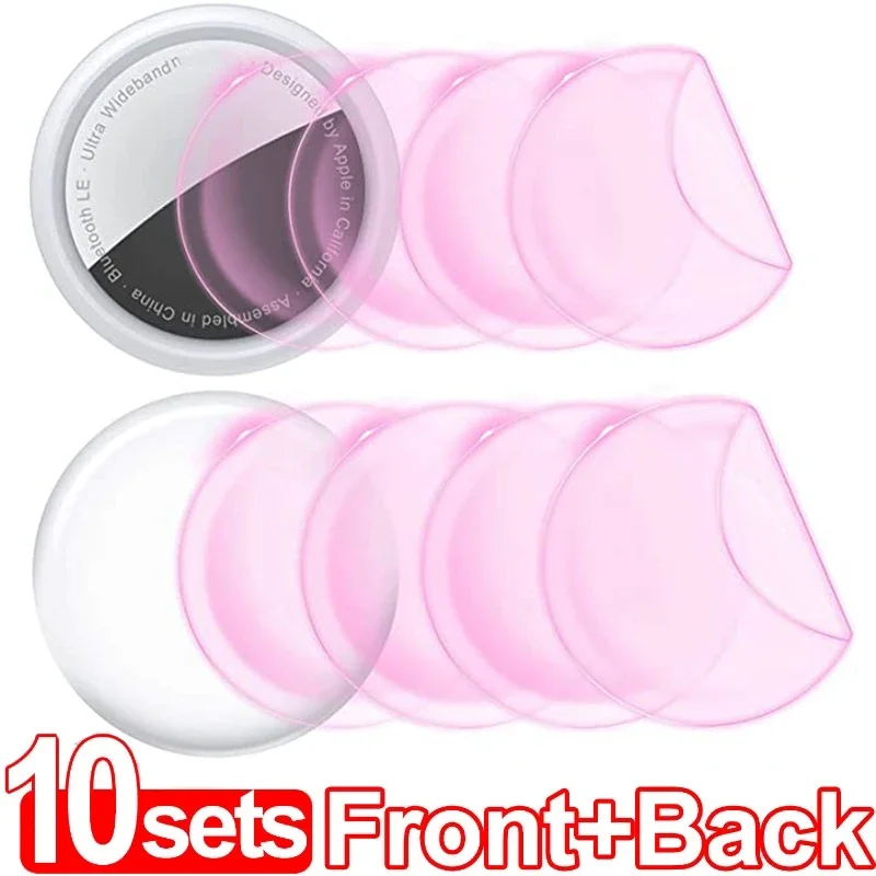 10 sád predných a zadných hydrogélových filmov pre Apple Airtag Tracker Multicolor Sticker Protector pre Airtags Air Tag Accessories