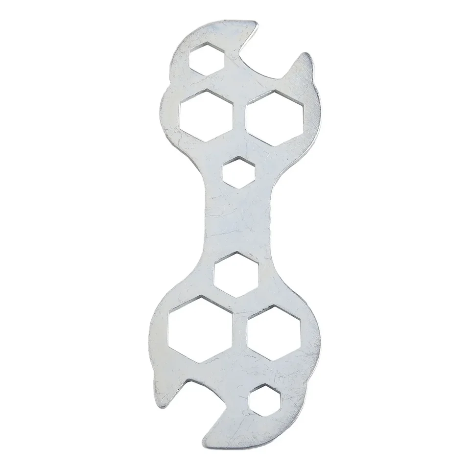 10 v 1 mini plochej oceľovej šesťuholníkovej šesťuholníkovej šesťuholníku 8-17 mm Bike Hex Hex Spanner na opravu bicyklov nastavenia komponentov opravy ručných náradia