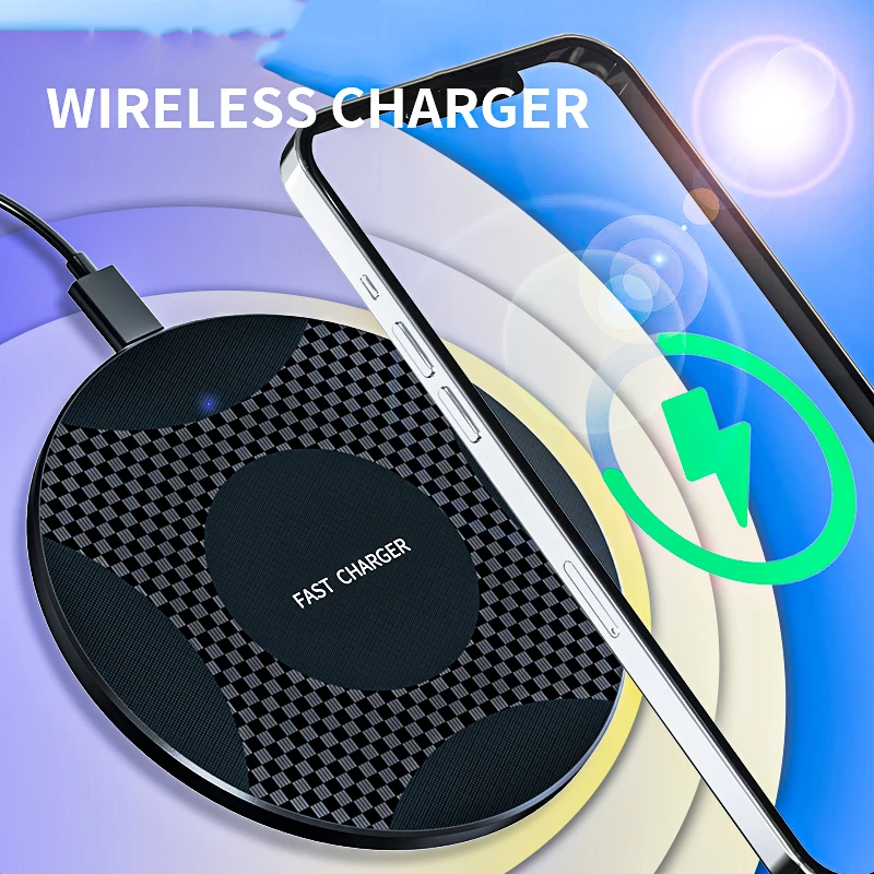 10 W rýchla bezdrôtová nabíjačka pre Motorola Edge (2022) Nubia Z40 Pro Nokia Lumia 92 USB nabíjacie podložky pre Samsung Galaxy S20 Ultra