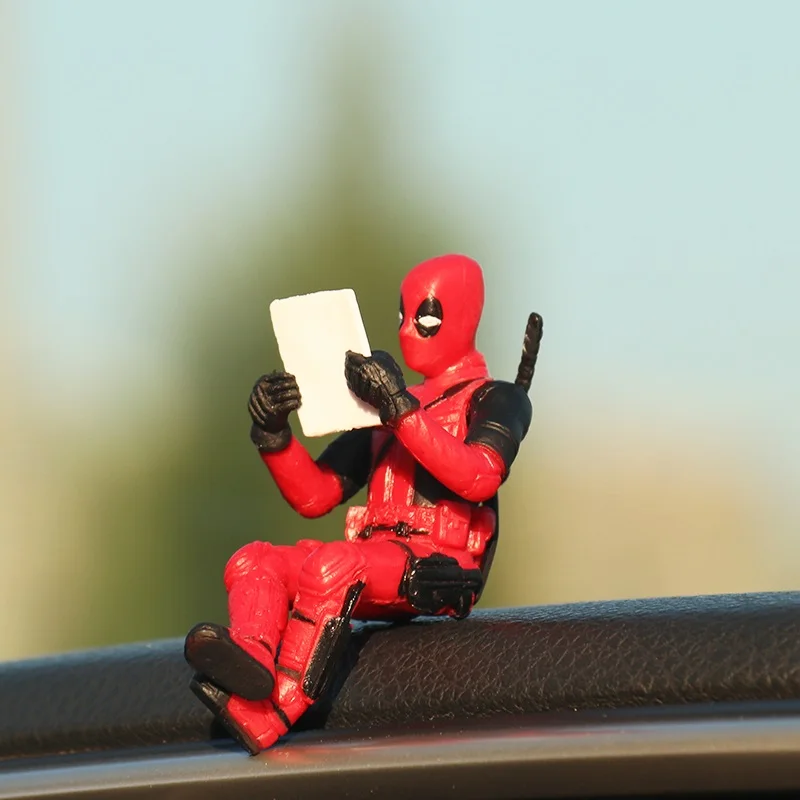 10 štýlov Voliteľný automobil Interiér X-Man Deadpool Auto dashboard spätné zrkadlo dekorácie figuríny vtipné vtipné darčeky anime darčeky