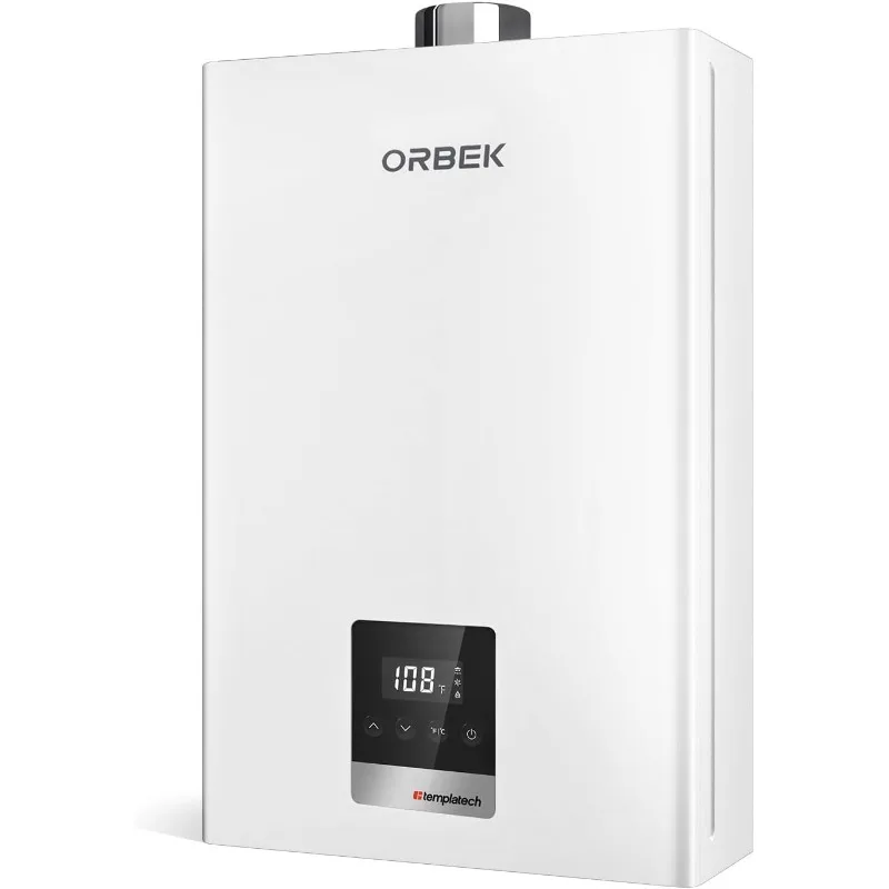 100 000 BTU Residential Indoor Propan Plyn bez nádrže na nádrž vody, Orbek 120 volt na požiadanie okamžitý ohrievač teplej vody, až do 4,3 GPM