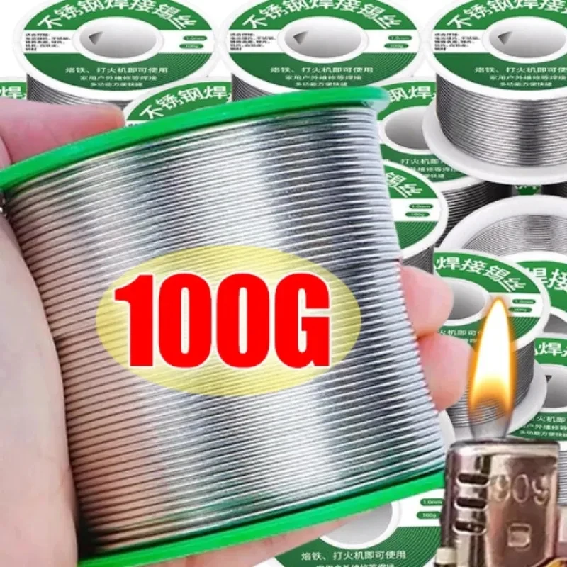 100/20g bez potreby spájkovací práškový spájkovací prúty s nízkou teplotou ľahký taven